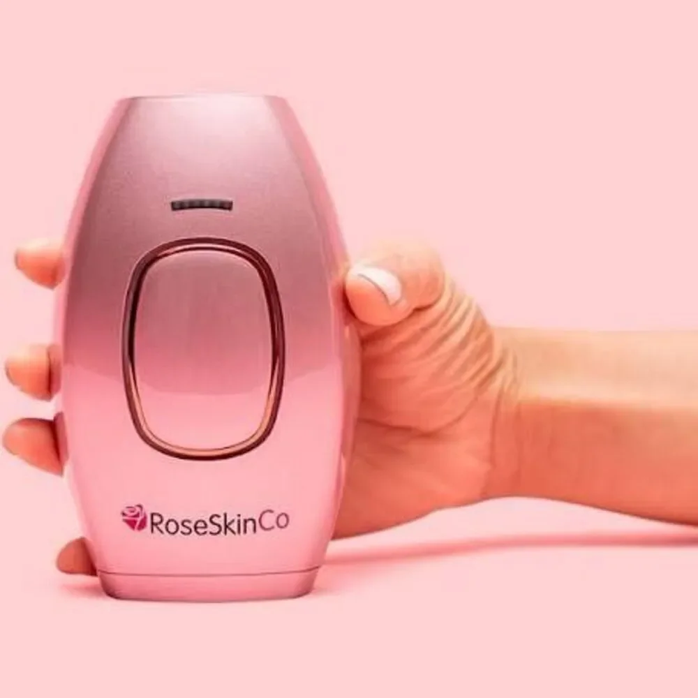 Hey Silky Skin Women's Advanced IPL Hair Removal Handset Rose Gold Pink New